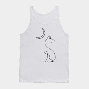 Moon wolf Tank Top